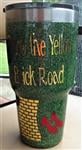 30 oz Yellow Brick Road Glitter Cup