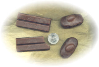 Mini KitKat or Almond Joy Look~a~Like Bars