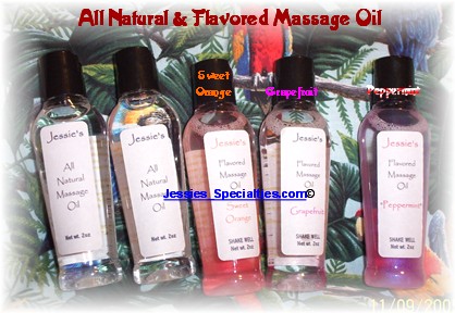All Natural Massage Oil