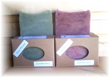 Raspberry or Green Fig Leaf Soap