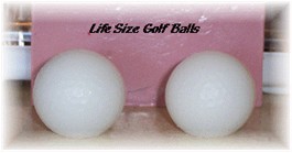 Life Size Golf Balls